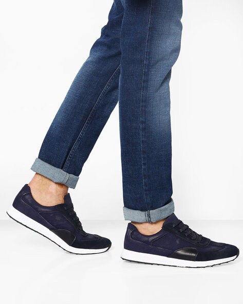 Buy Navy Blue Sneakers for Men by AJIO Online 
