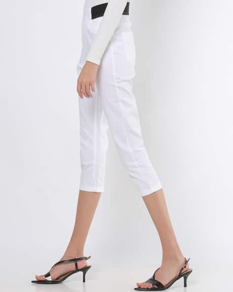 marks and spencer white jeggings