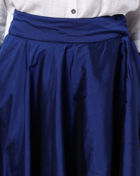 Buy Dark Blue Skirts & Ghagras for Women by De Moza Online