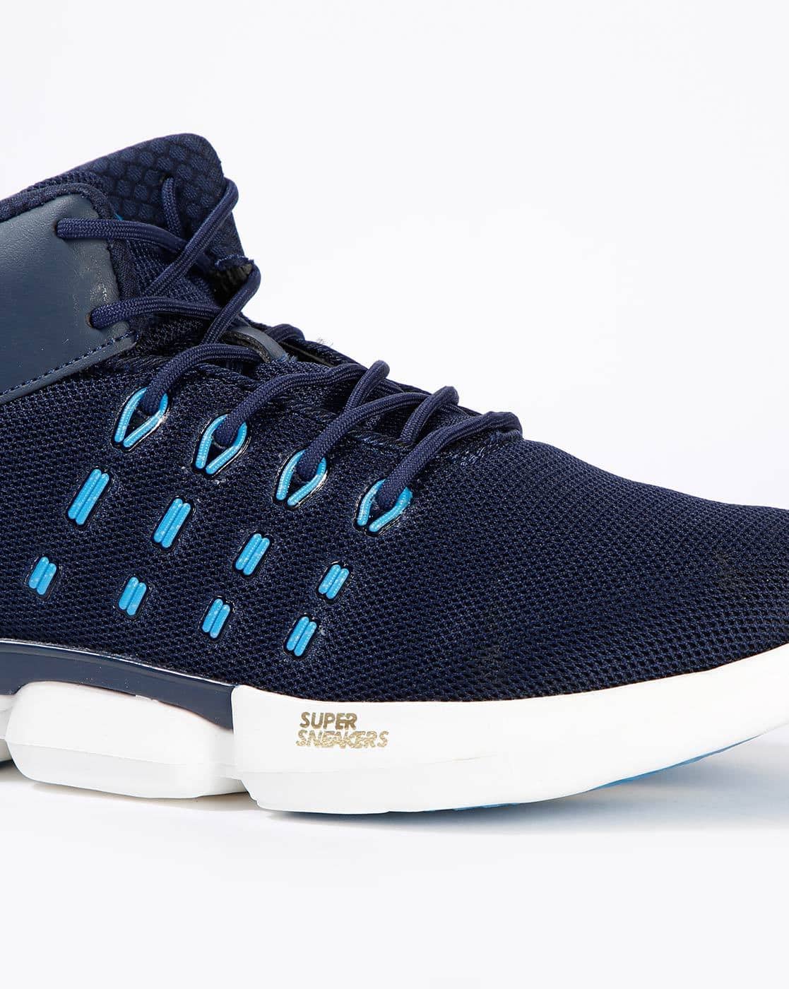 Buy Navy Blue Sports Shoes for Men by 