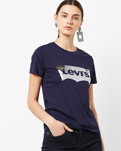 Buy Blue Tshirts for Women by LEVIS 