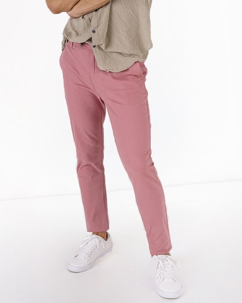 Buy Green Trousers & Pants for Men by HENRY & SMITH Online | Ajio.com