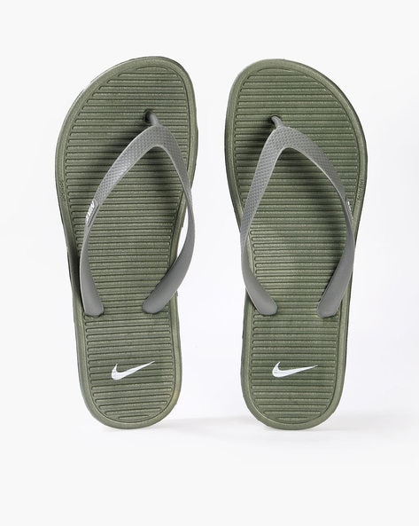 Buy Green Flip Flop Slippers for Men by NIKE Online | Ajio.com