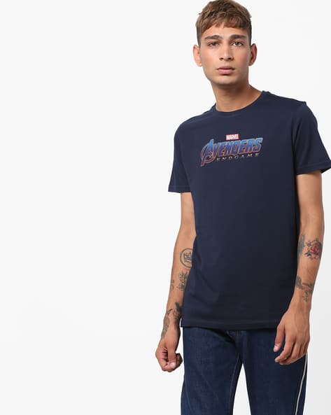 Buy Navy Blue Tshirts for Men by AJIO Online