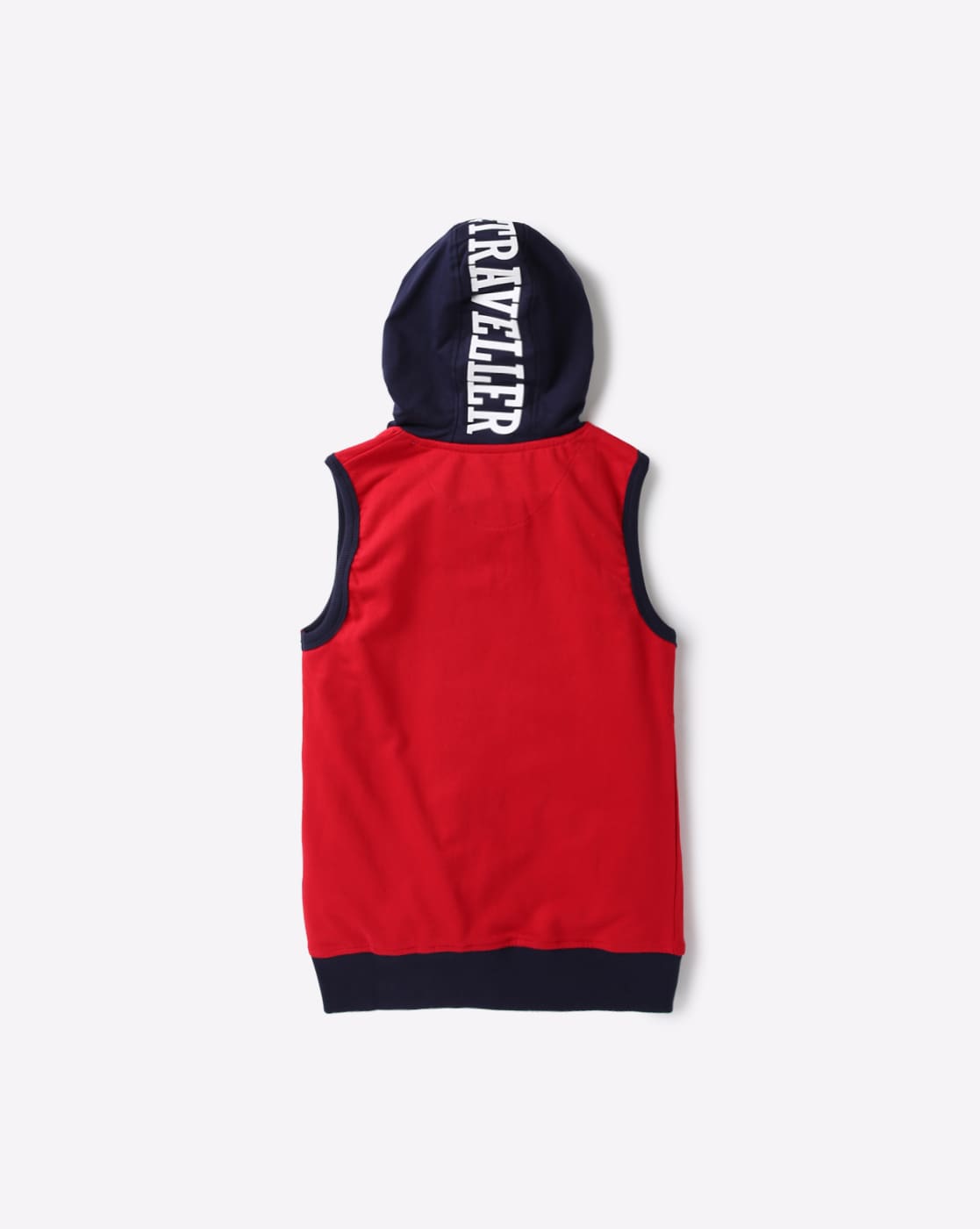 red sleeveless hoodie boys