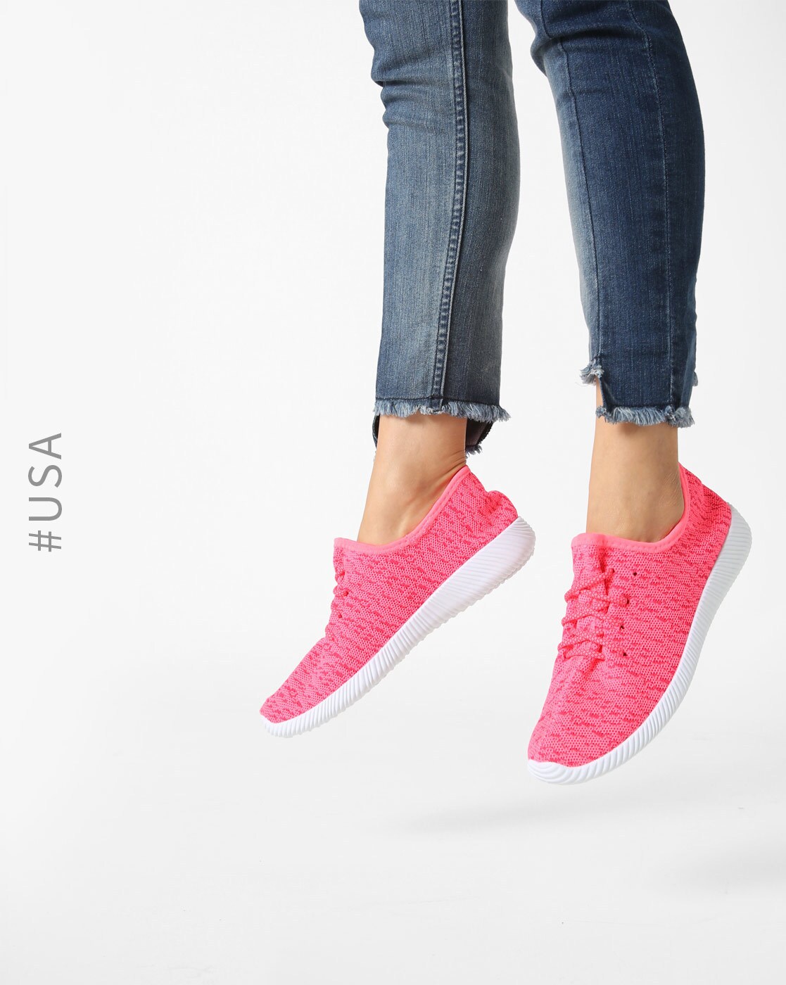 Buy Pink Casual Shoes for Women by QUPID Online 