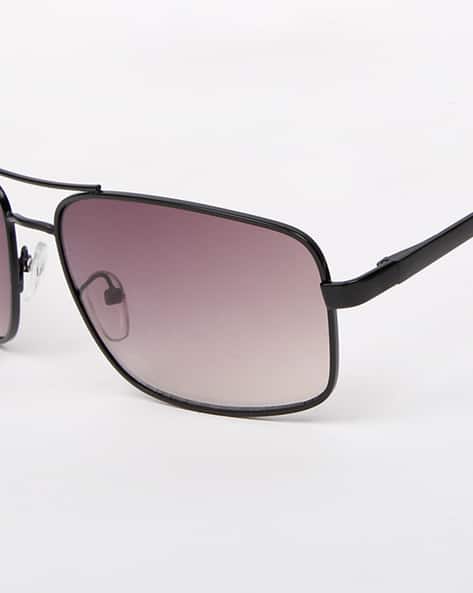JB-602-C1 UV-Protected Full-Rim Rectangular Sunglasses (Image - 2)