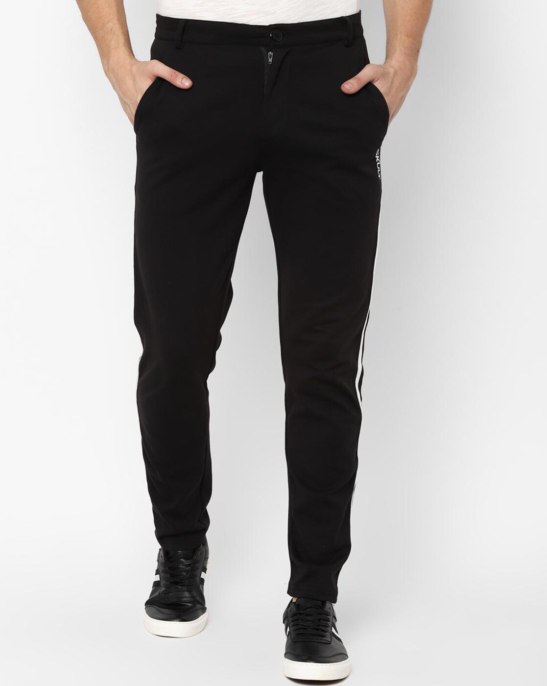 Buy Olive Green Track Pants for Men by SKULT by Shahid Kapoor Online |  Ajio.com