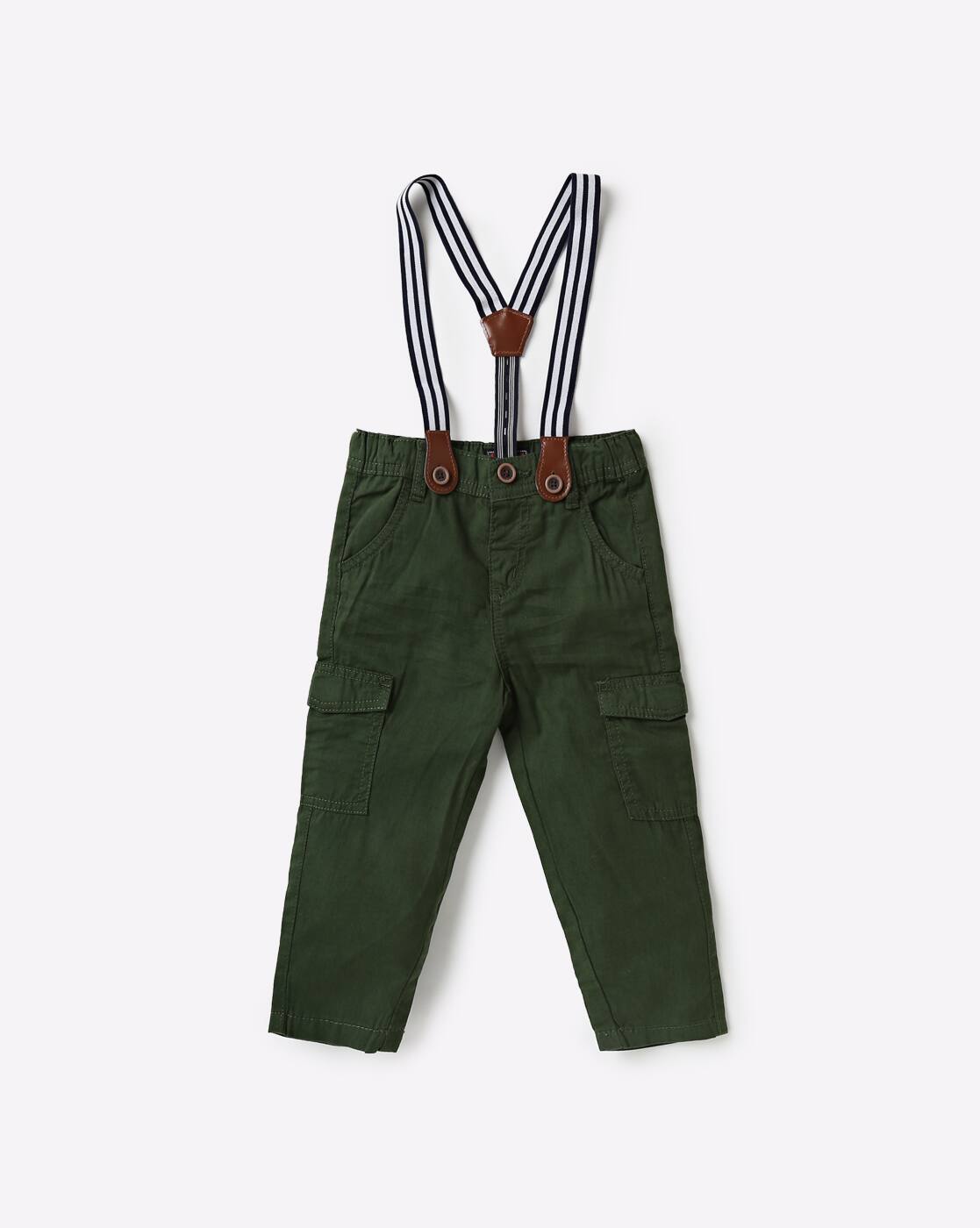 suspender cargo pants