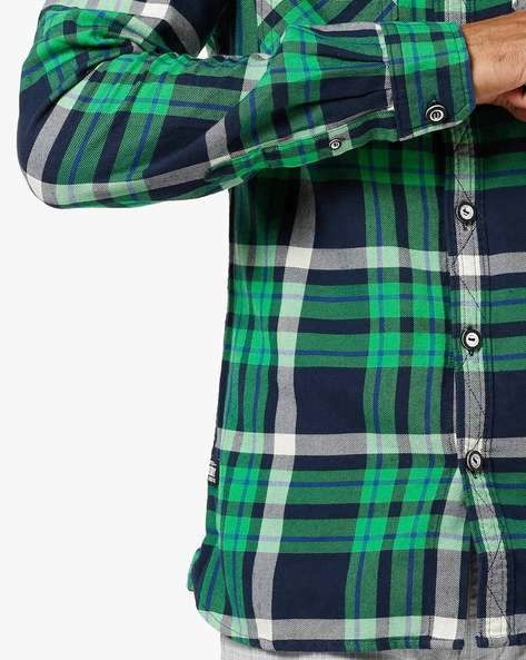 Buy Green Shirts for Men by SUPERDRY 