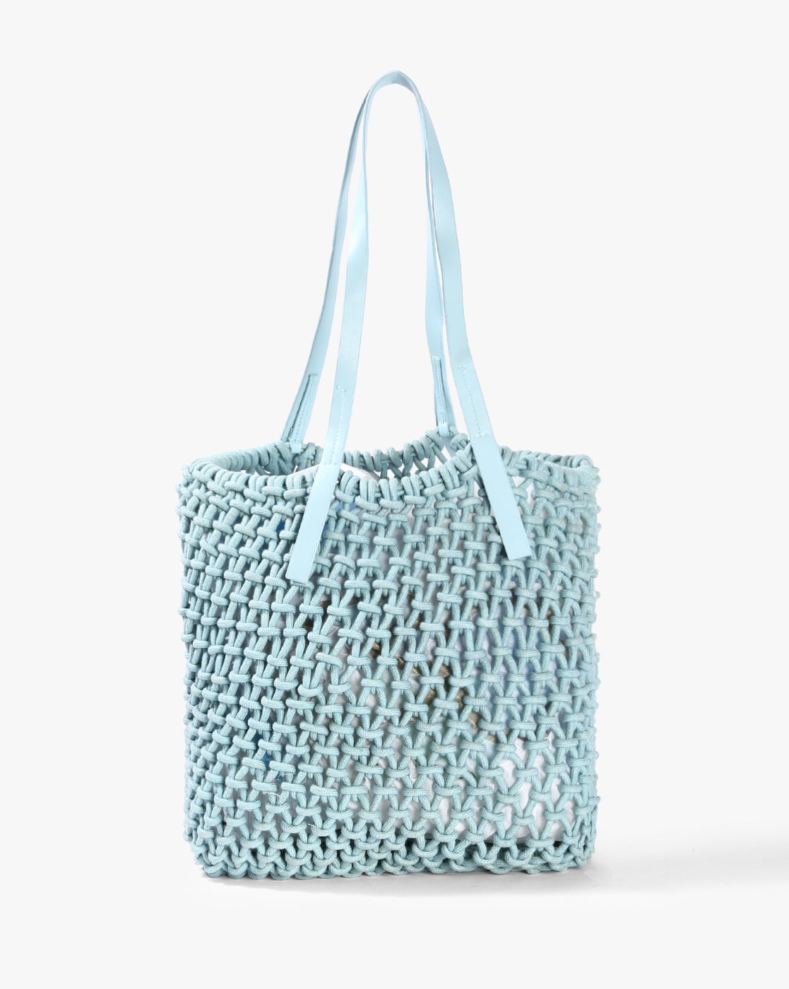 teal tote bag