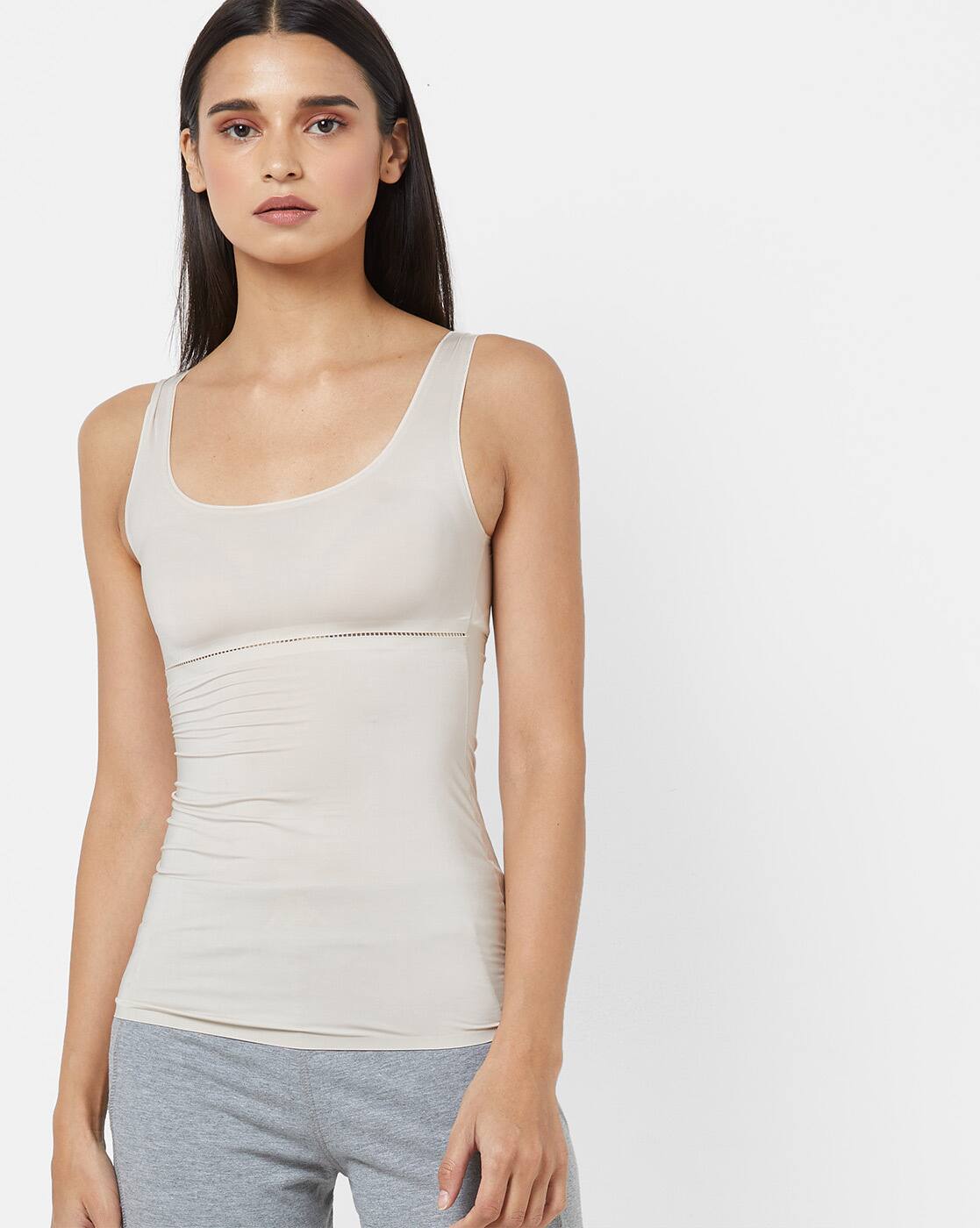Buy Off White Camisoles Slips For Women By Marks Spencer Online Ajio Com