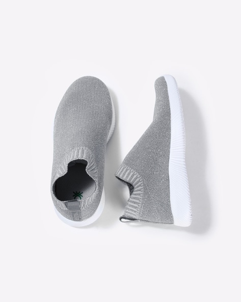 ladies grey casual shoes