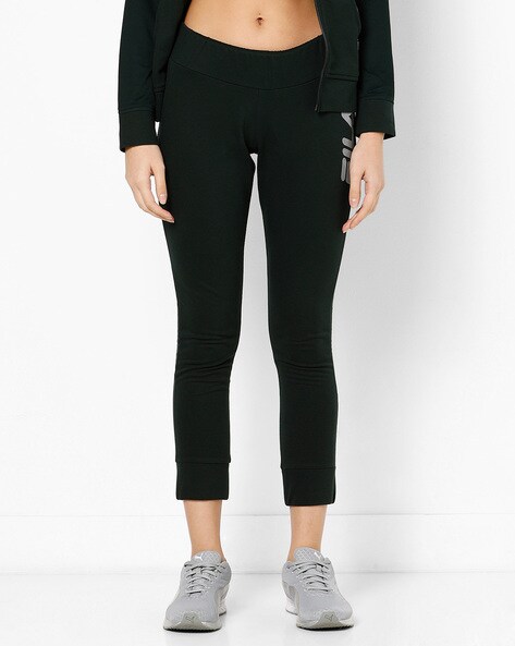 Buy Black Track Pants for Women by FILA Online