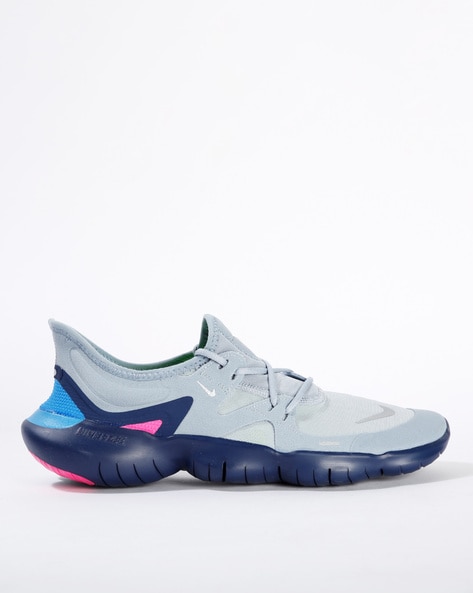nike panelled lace up shoes
