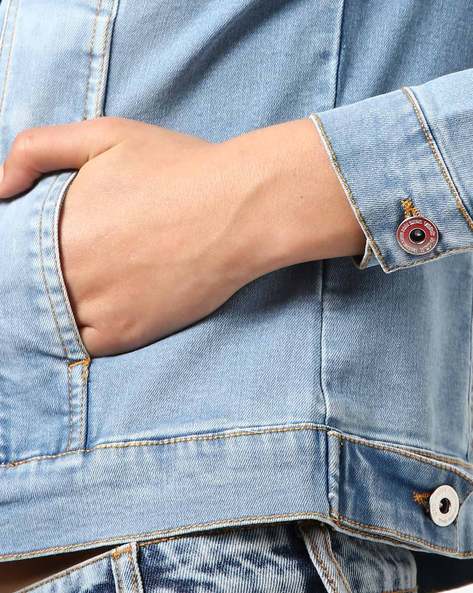 Buy Nuon by Westside Charcoal Slim Fit Denim Jacket for Men Online @ Tata  CLiQ