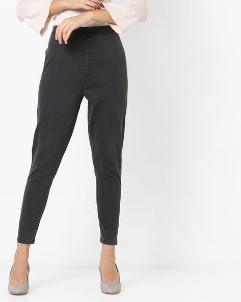 Trousers with Back Elasticated Waistband Price in India