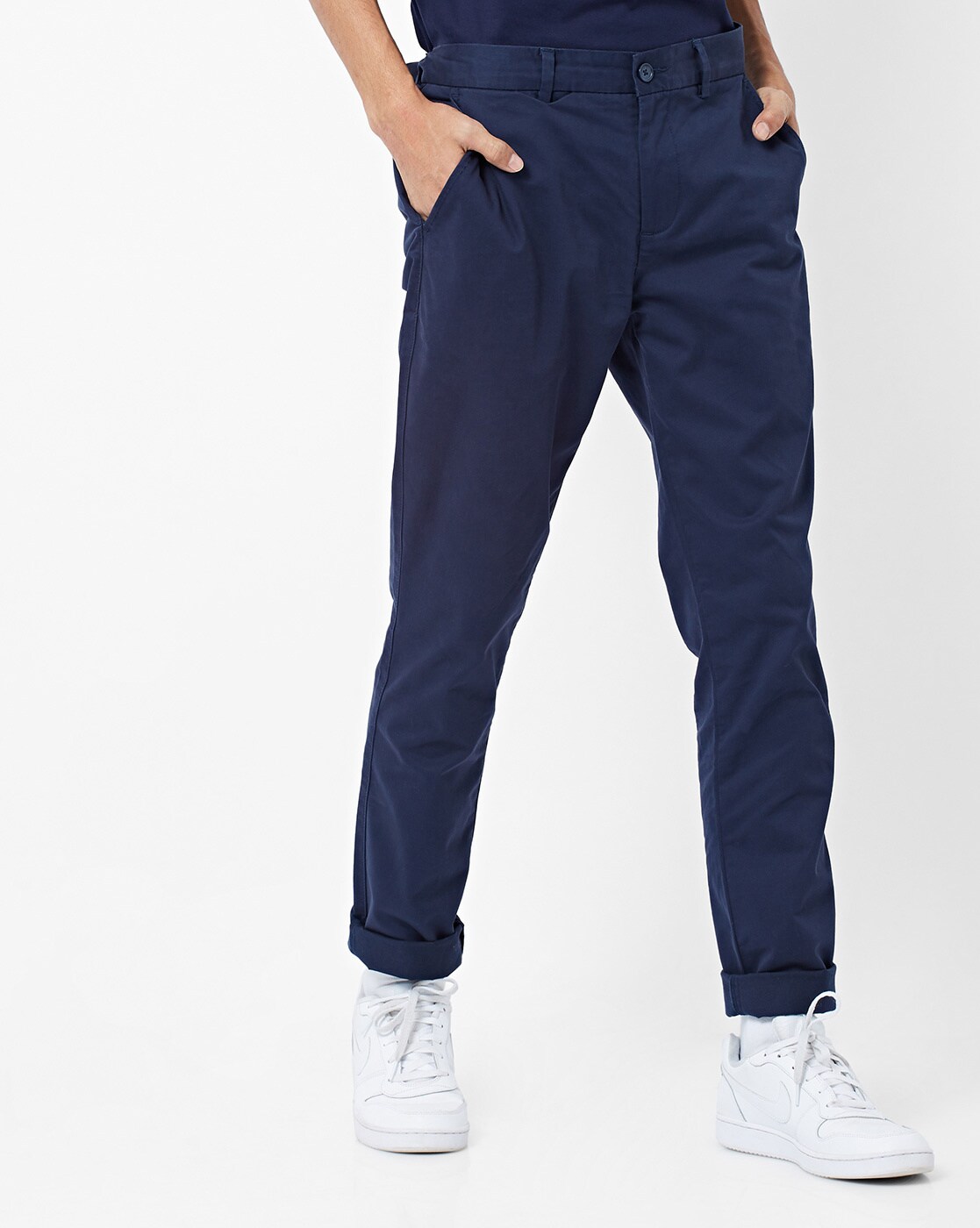 Buy Mens Suede Blue Color Trouser Tailorman Custom Made Ready To Wear  Trousers
