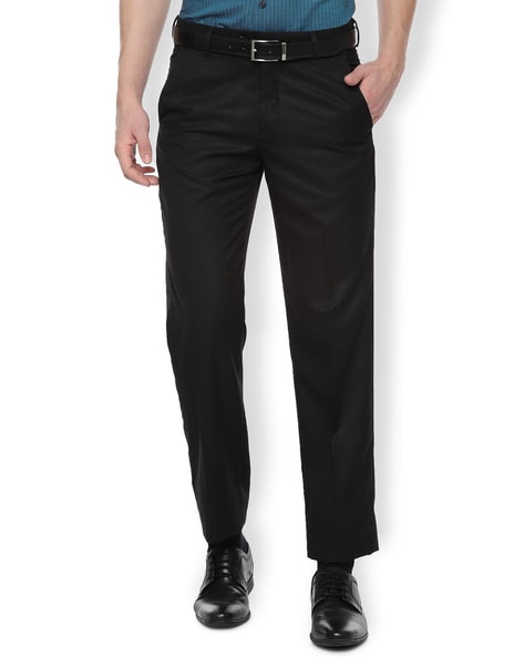 Van Heusen Regular Fit Flat-Front Trousers