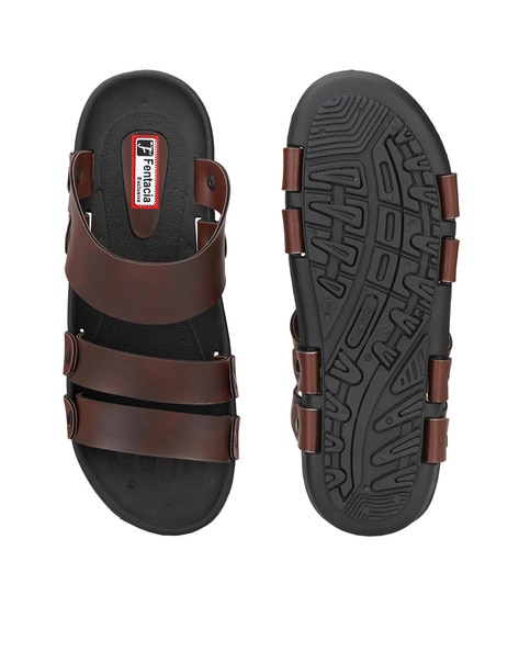 Buy Brown Sandals for Men by FENTACIA 