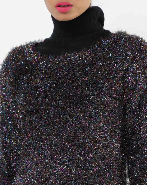 glitter sweater dress