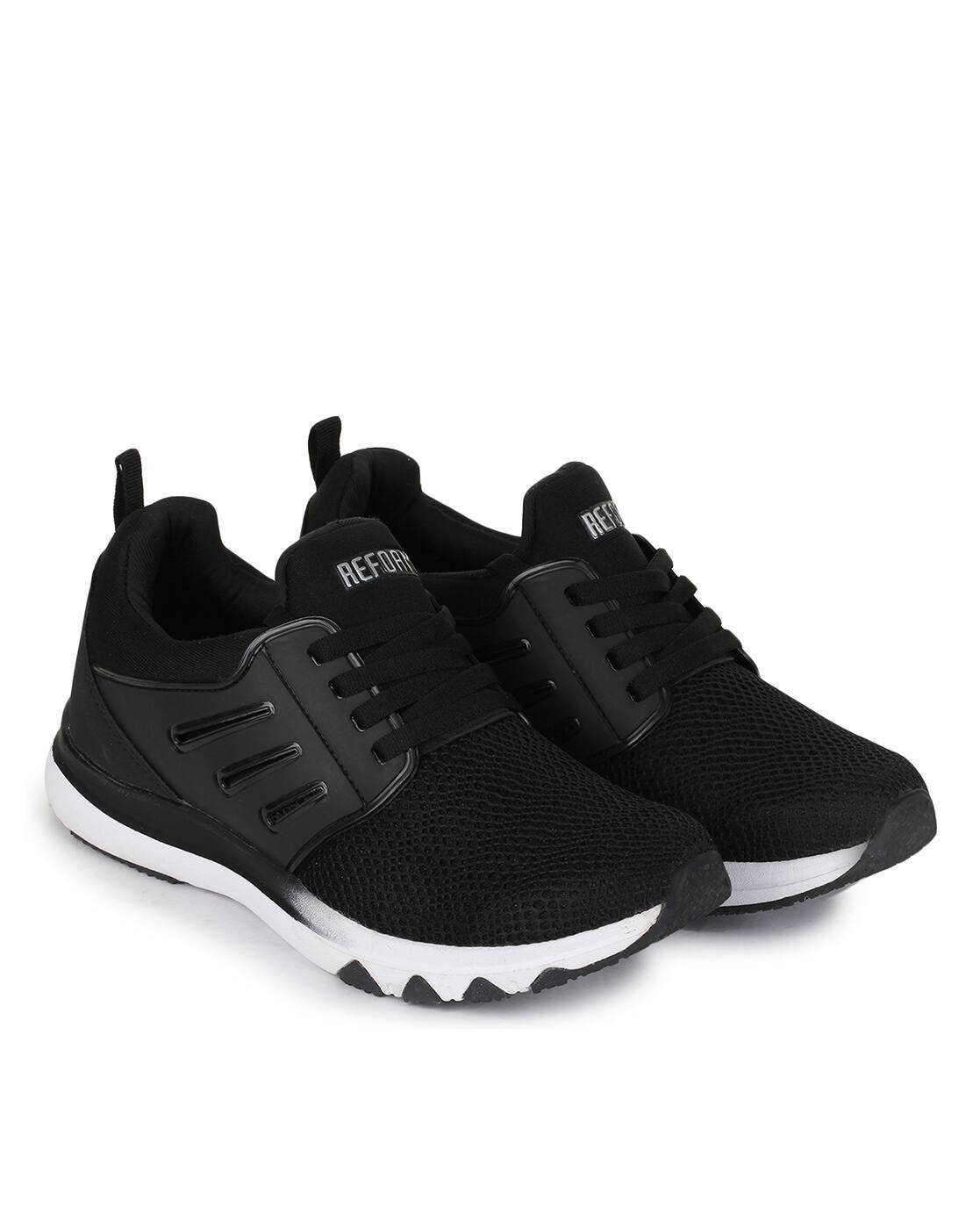 black sports shoes online india