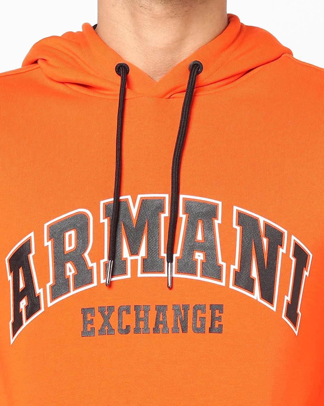 Buy Orange Sweatshirt & Hoodies for Men by ARMANI EXCHANGE Online 