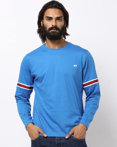 Buy Light Blue Tshirts For Men By Garcon Online Ajio Com