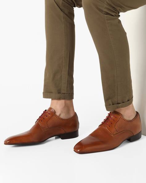 Buy Tan Brown Formal Shoes for Men by 