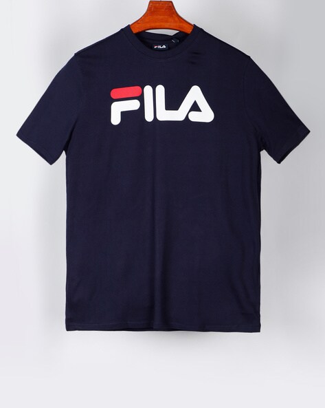 blue fila t shirt