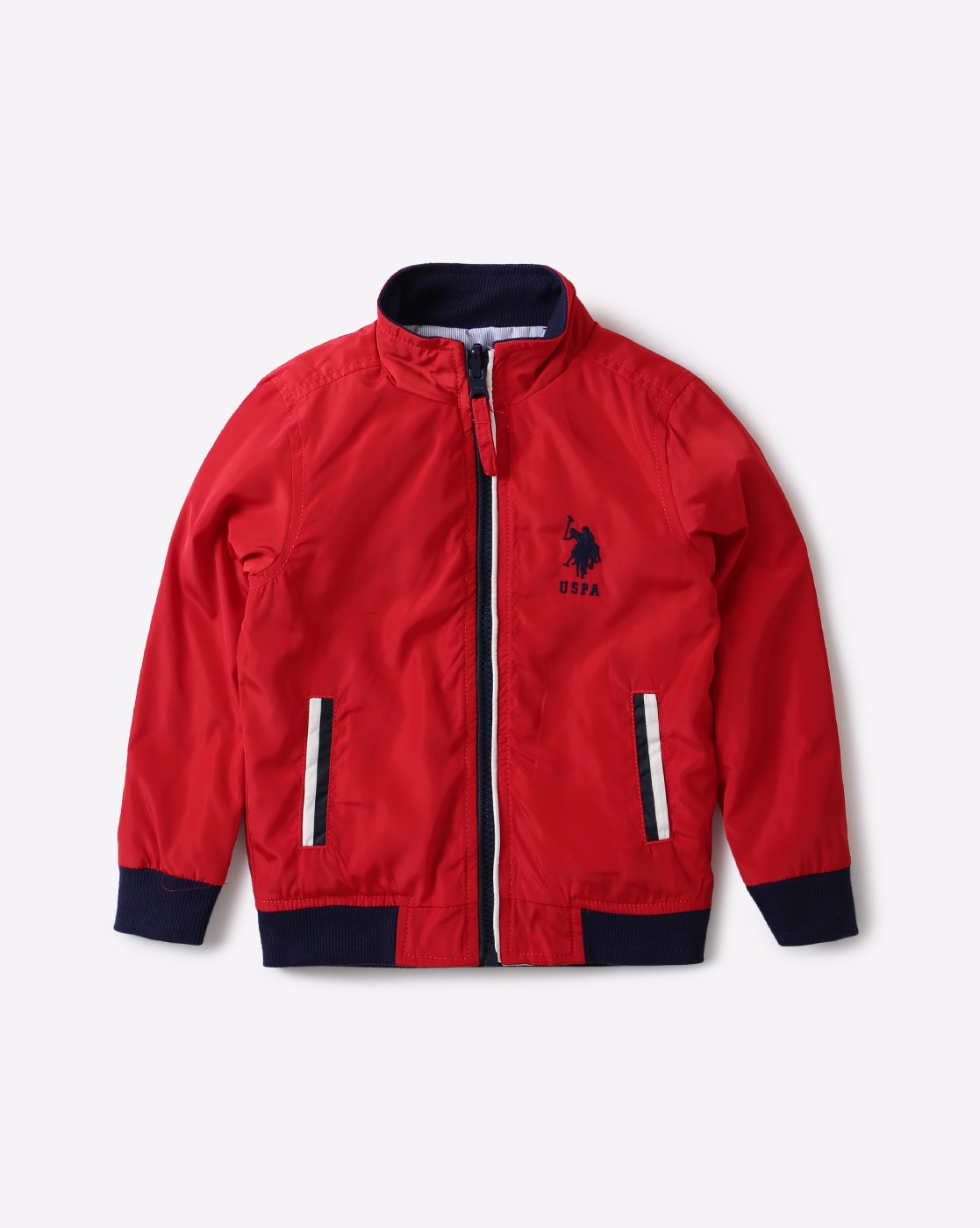 us polo red jacket
