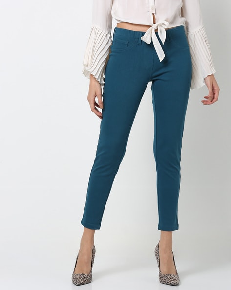 Discover 72+ teal trousers womens best - in.cdgdbentre