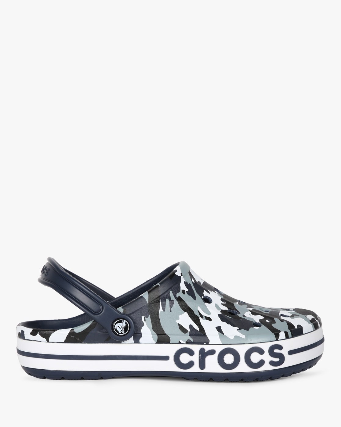 white camo crocs