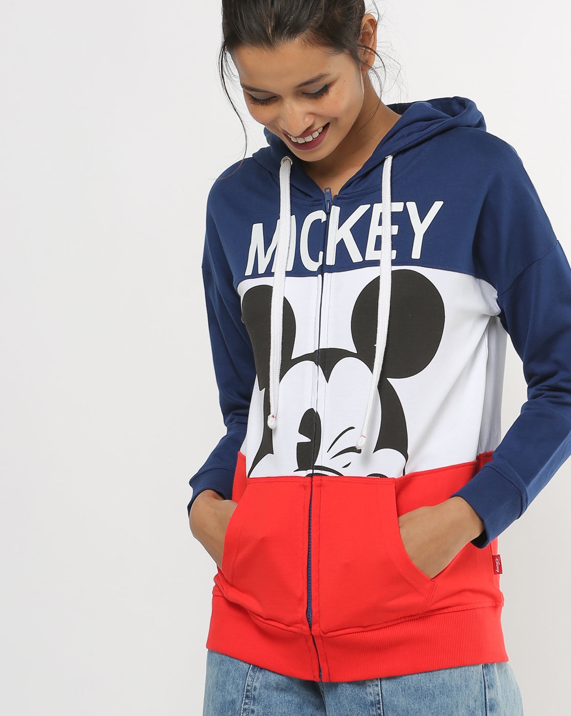 mickey mouse zip up hoodie