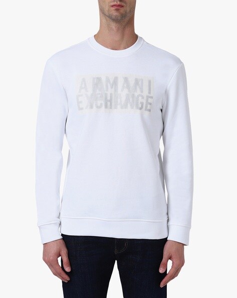 Armani exchange shop white sweater