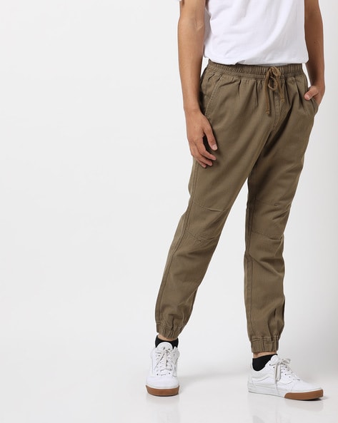 dark khaki joggers