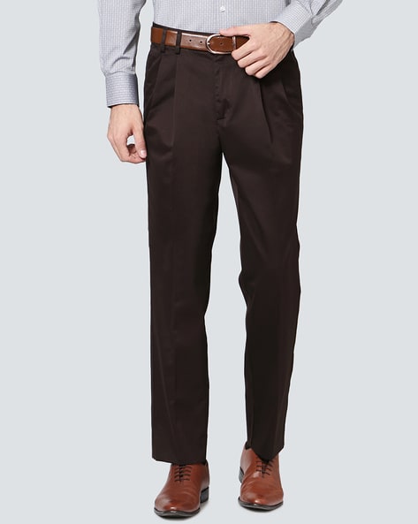 Buy Brown Trousers  Pants for Men by LOUIS PHILIPPE Online  Ajiocom