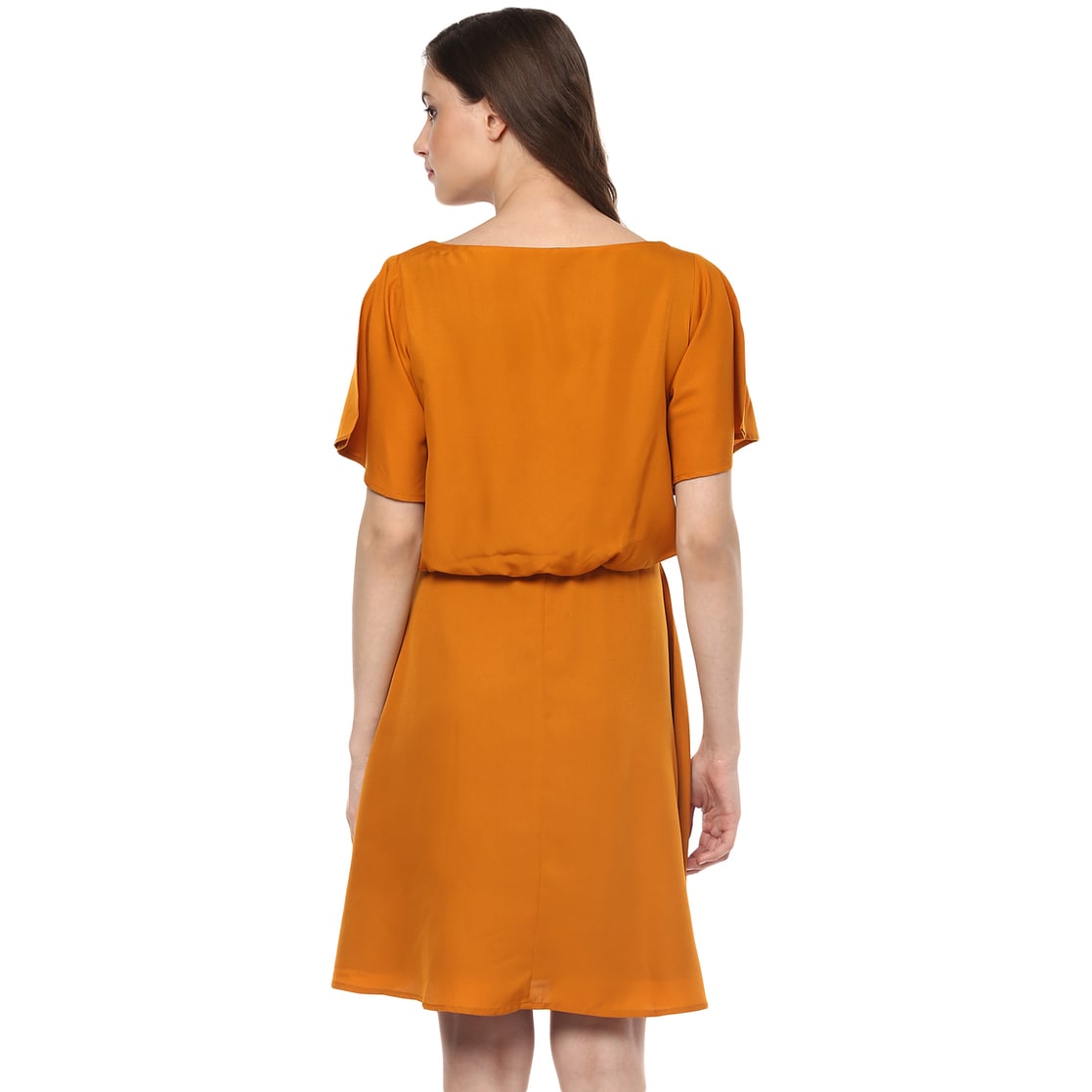 zima leto mustard dress