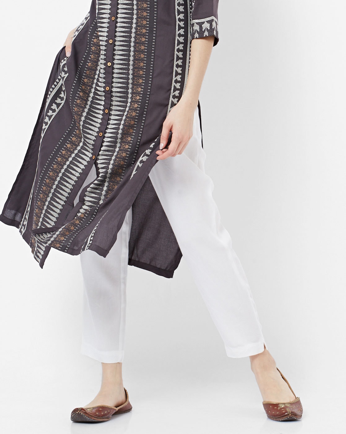 LIBAS Women Cotton Straight Palazzo Pants | Ladies Trouser Legging Bottom  Salwar | Suits on Tops, Kurtas Kurtis, Blouse & Tshirt | Formal Casual  Office Wear (Trouser_Off-White, M, m) price in UAE |
