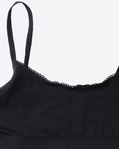 Bandeau Seamless Bra - Black