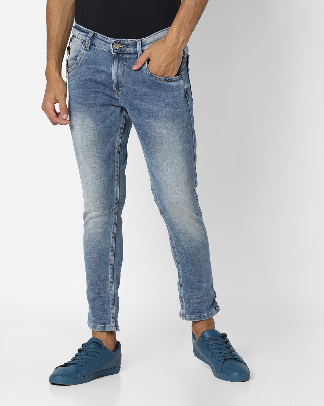 spykar ankle length jeans