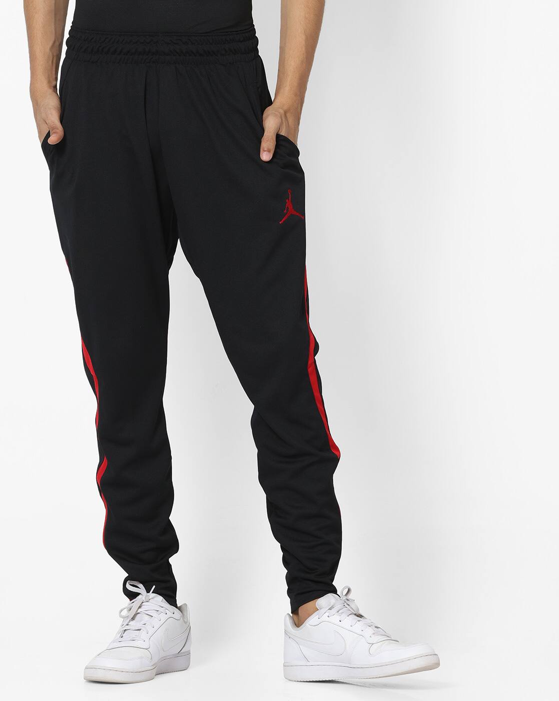 nike side stripe track pants