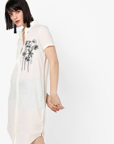 dobby weave dress