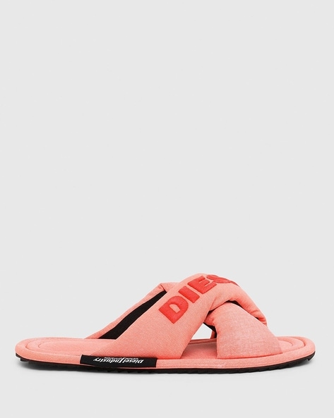 Neon coral ugg online slippers