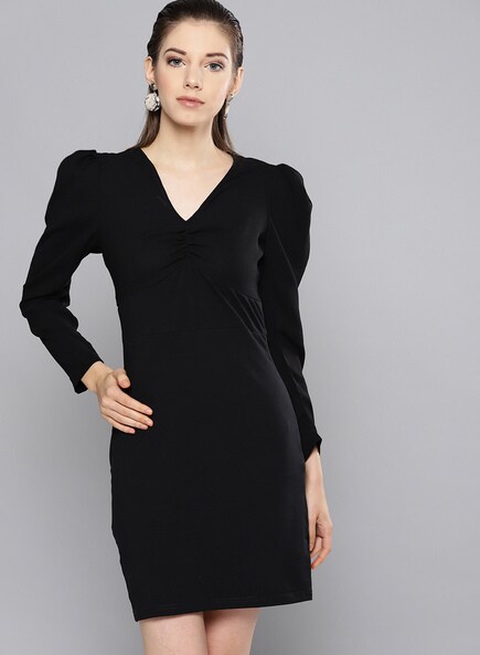 Buy Black Dresses for Women by Besiva Online