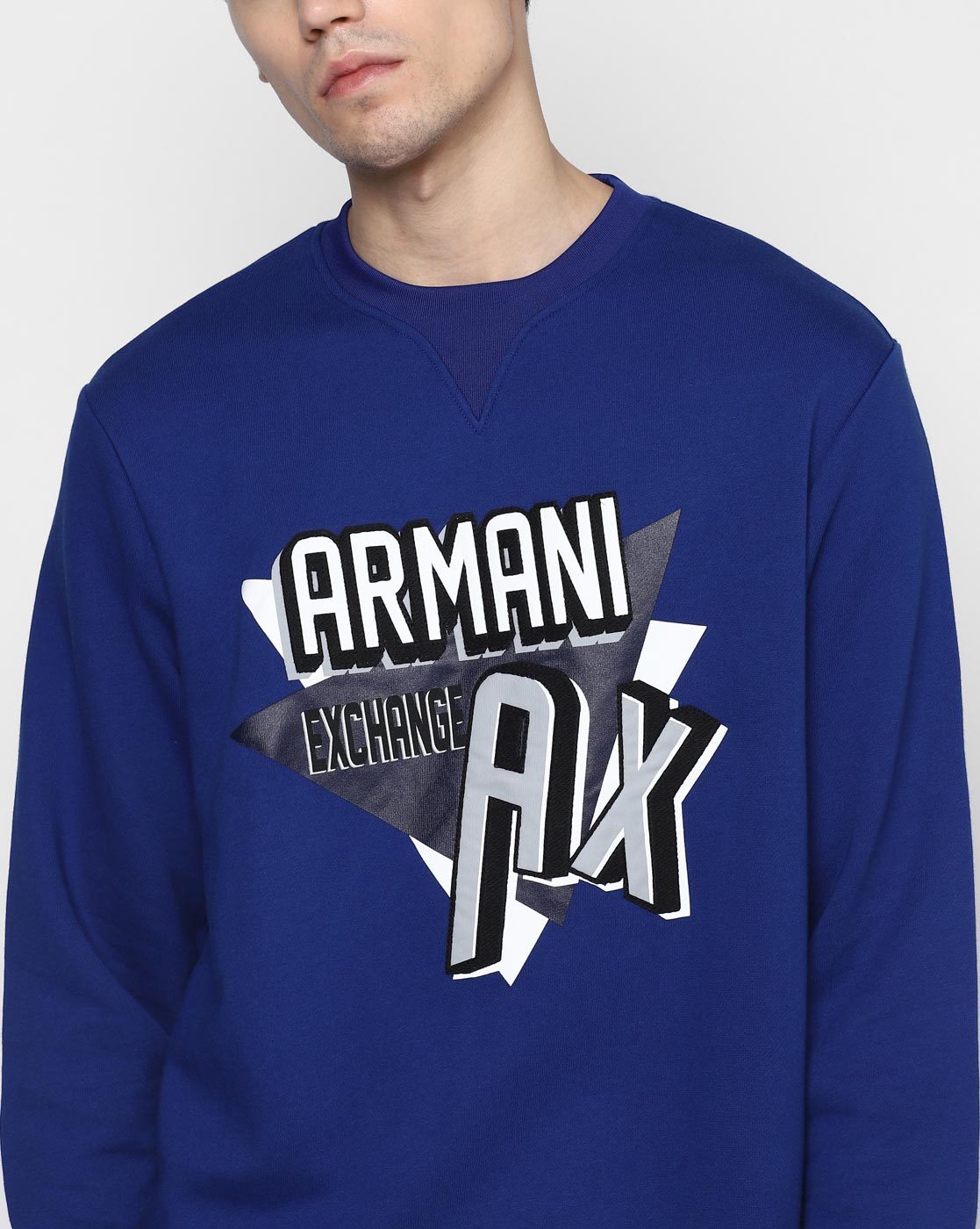 Buy Blue Sweatshirt & Hoodies for Men by ARMANI EXCHANGE Online 