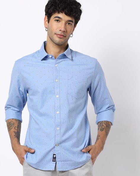 Buy Blue Shirts for Men by NETPLAY 