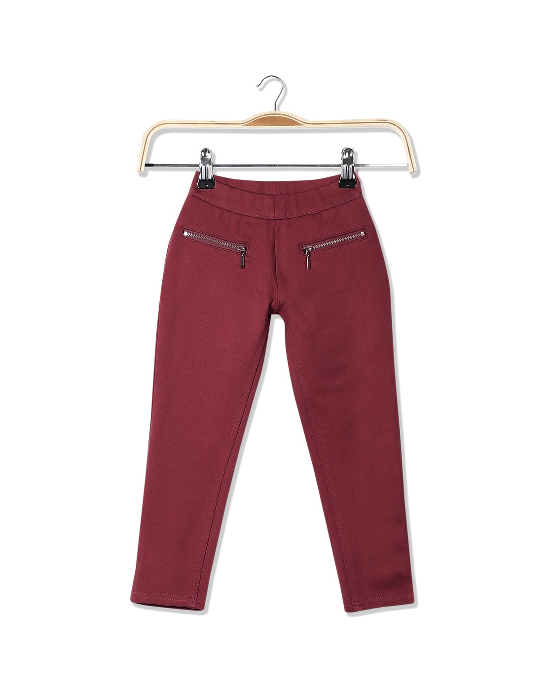 girls burgundy jeans