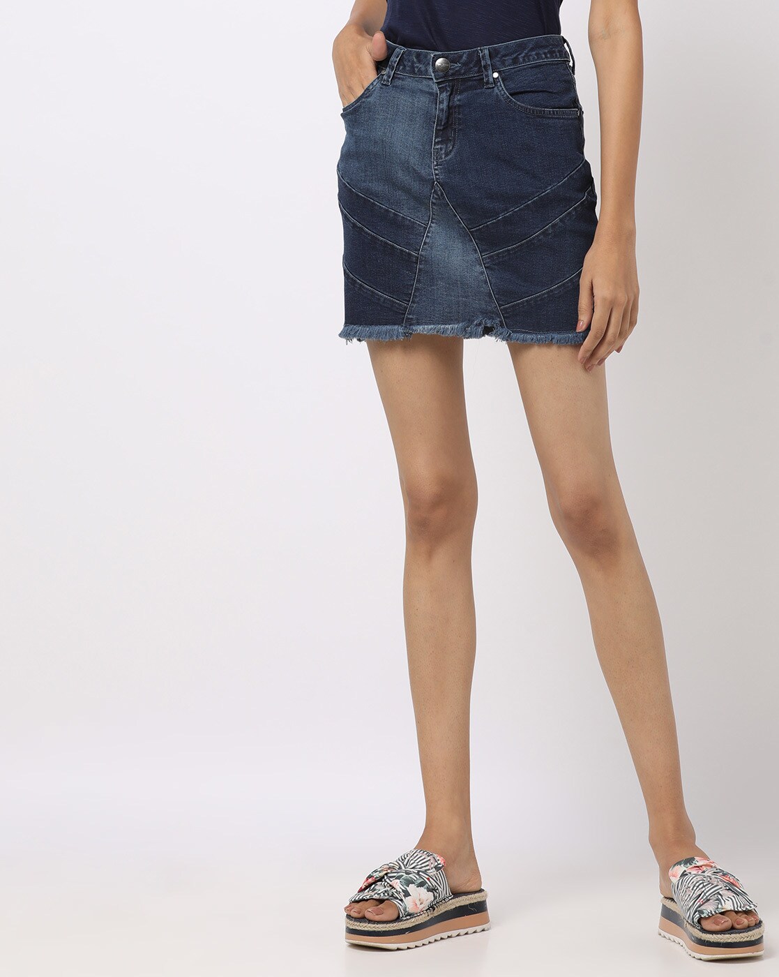 denim skirt india