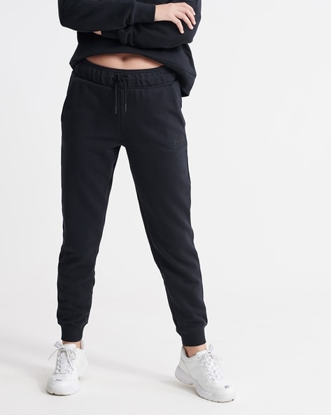 black sport joggers